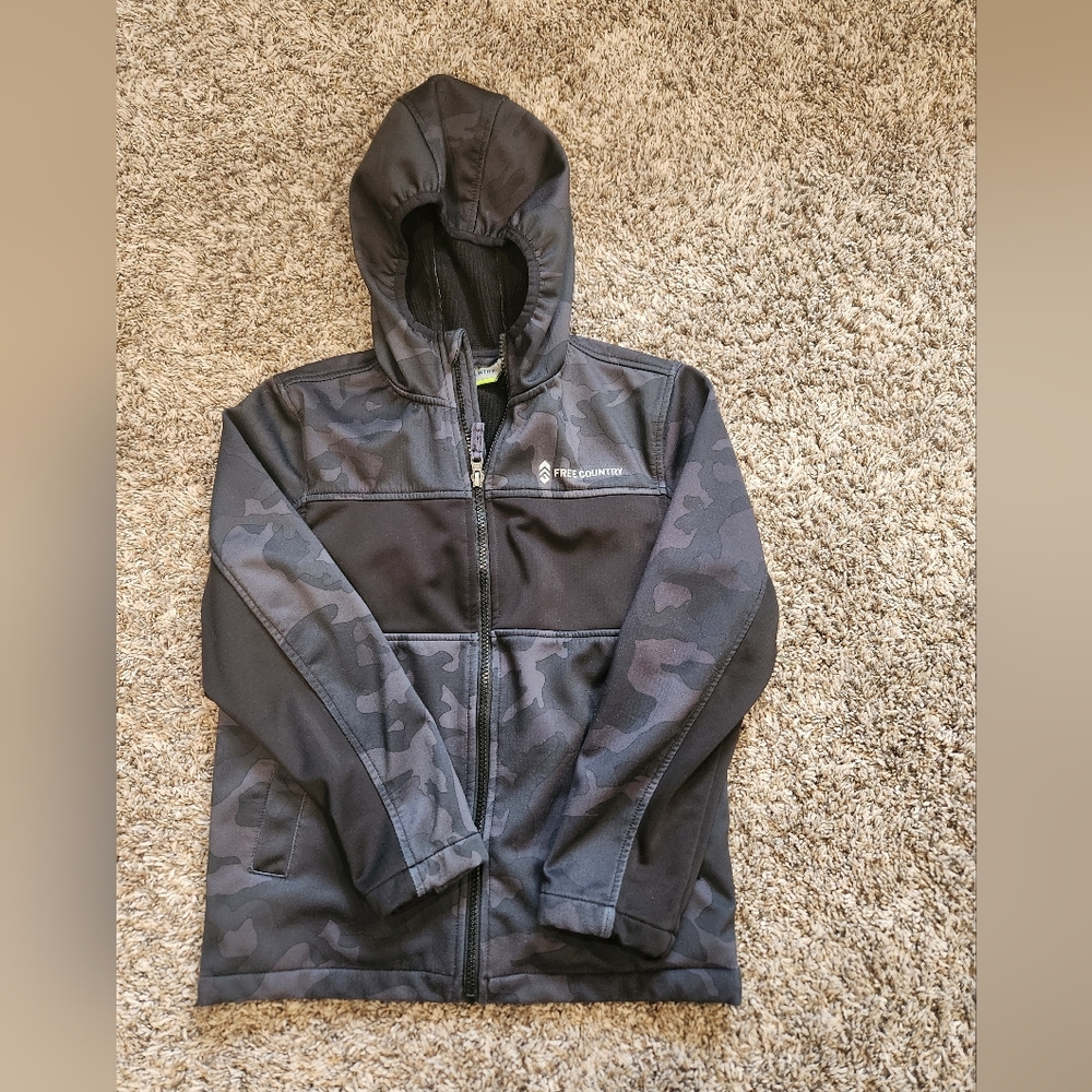 Free Country Kids' Dark Camo Hoodie